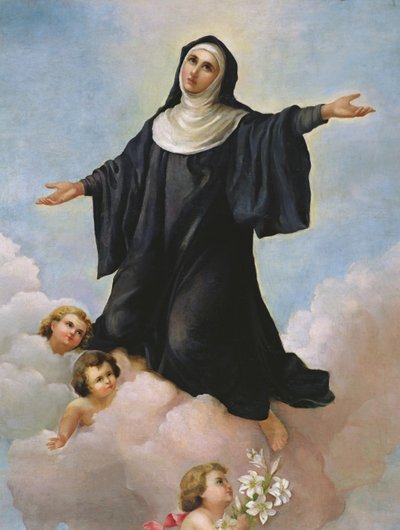 Santa Liberata in Glory by Italian School